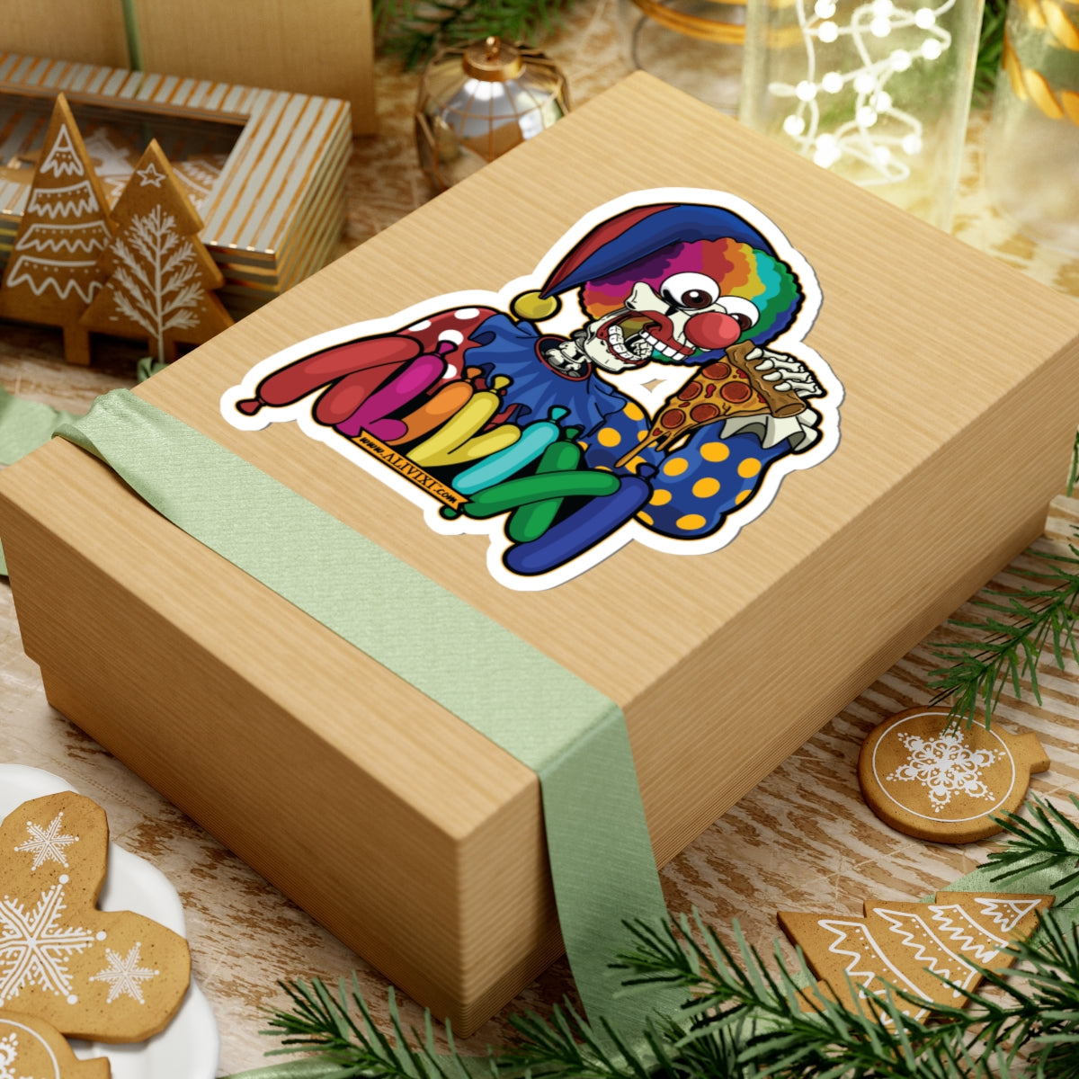 ALIVIXI Toy Bones Posse - Clown - Sticker