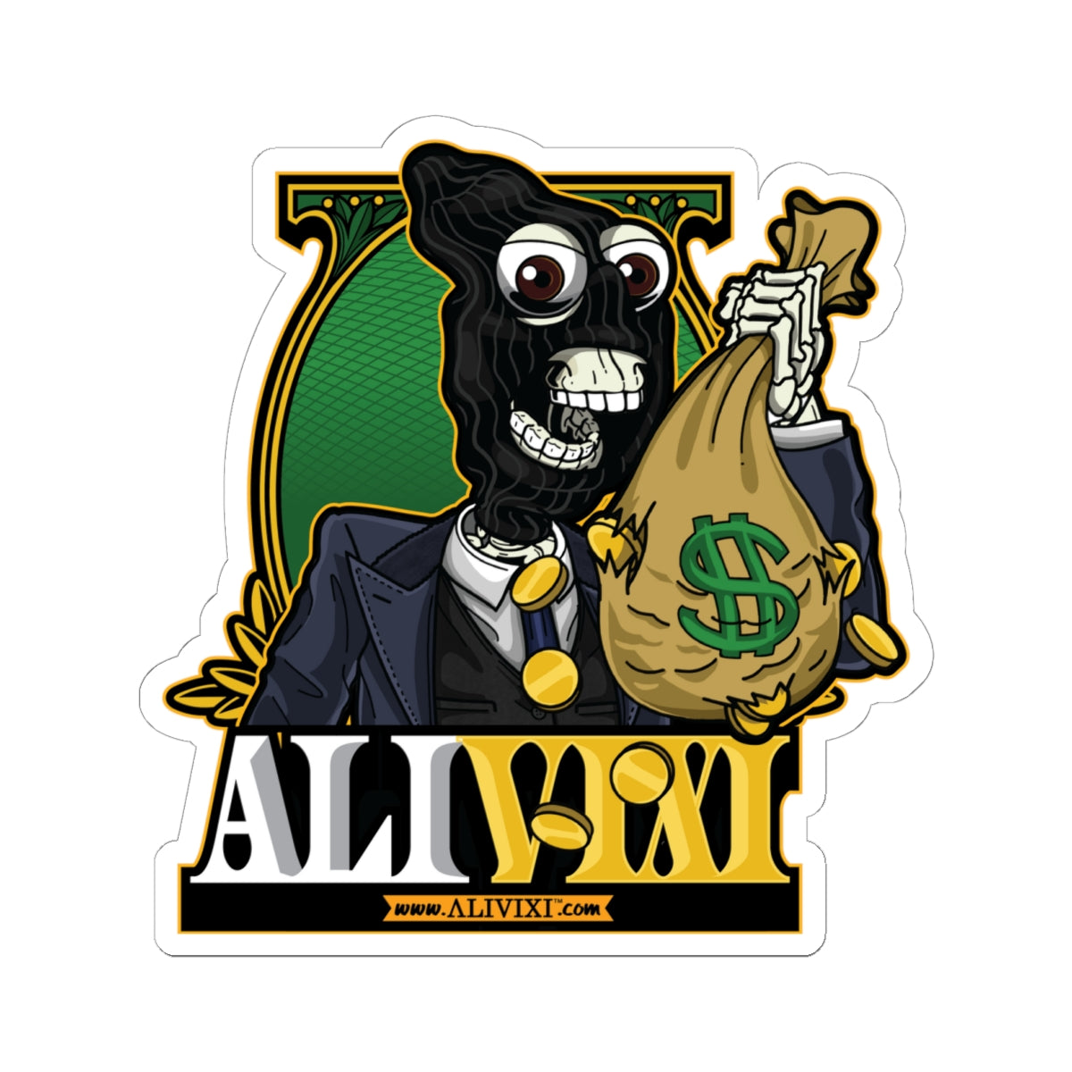 ALIVIXI Toy Bones Posse - Banker - Sticker