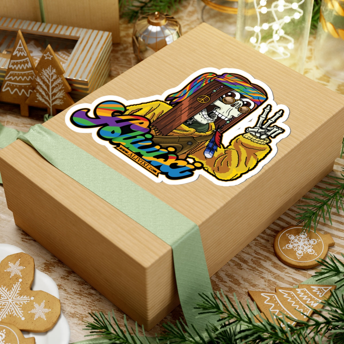 ALIVIXI Toy Bones Posse - Hippie - Sticker