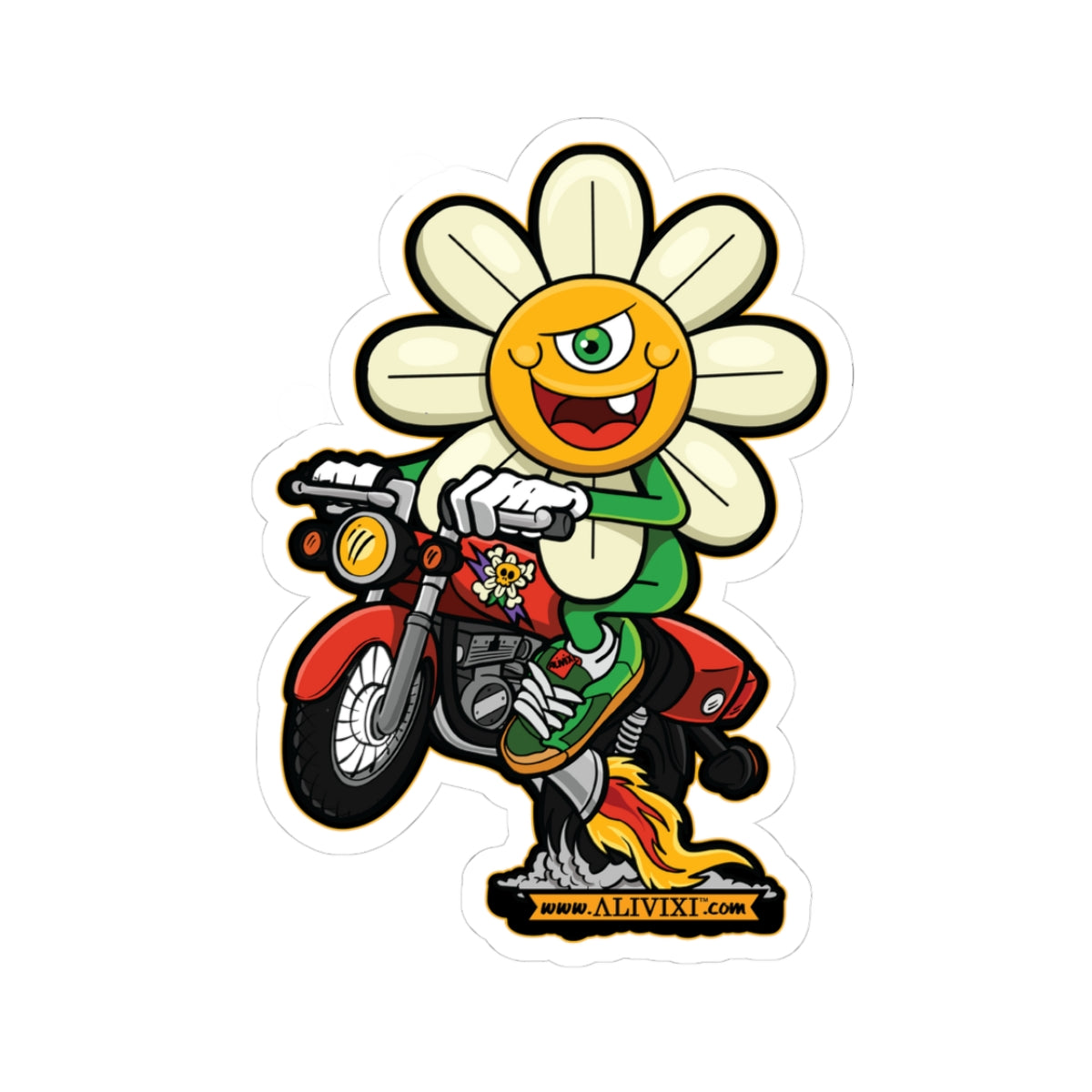 ALIVIXI Oopsie the Daisy - Rider - Sticker