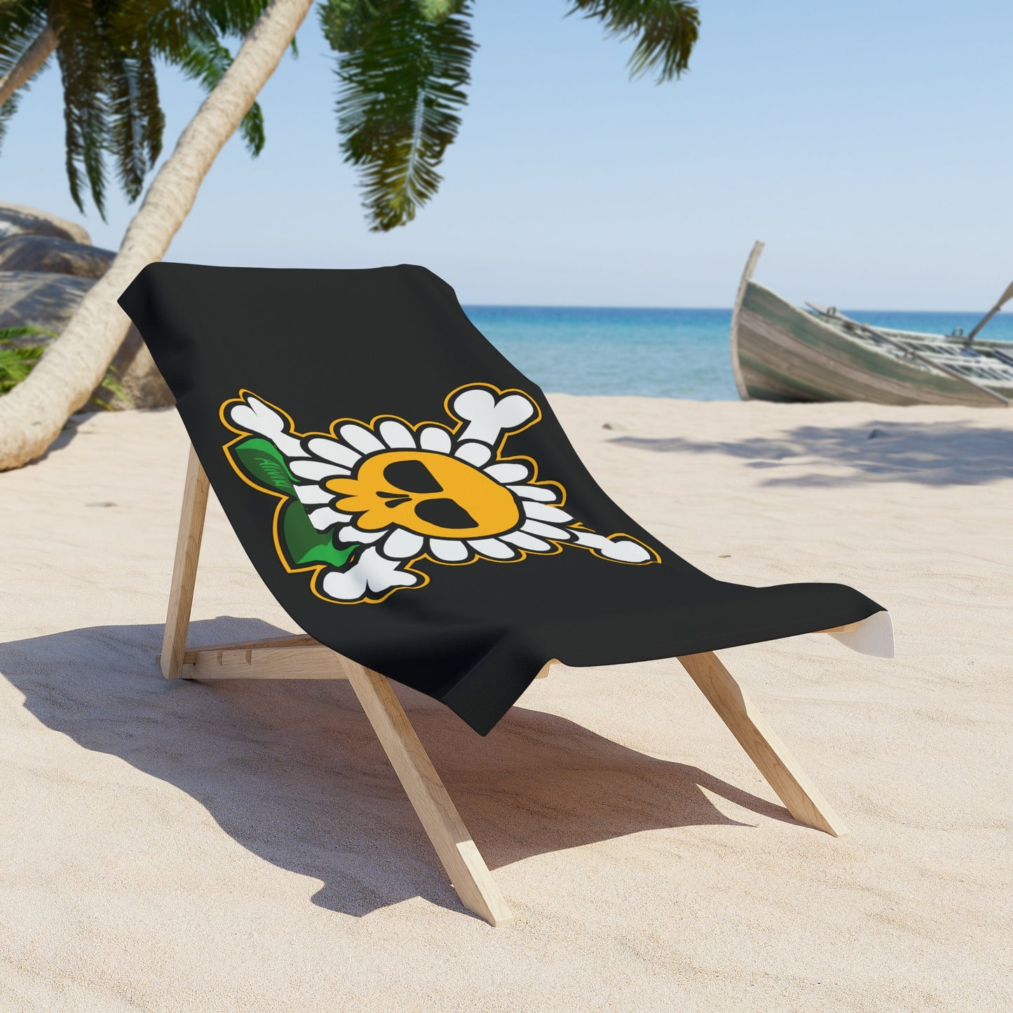 ALIVIXI Jolly Roger - Original - Beach Towel